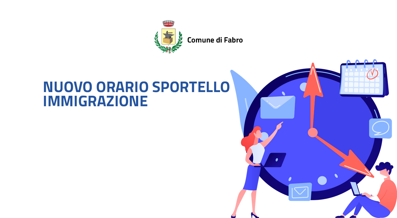 Nuovo orario sportello immigrazione